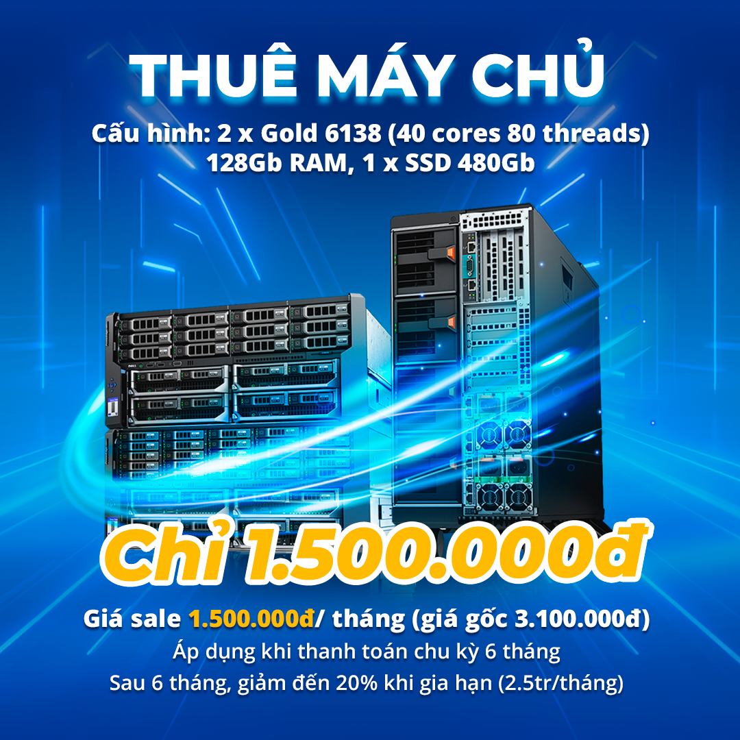 Black Friday SALE 50% Cloud VPS, Hosting, Máy chủ vật lý